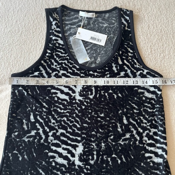 NWT SuperTrash Twipp Feather Print Burnout Tank S - Picture 13 of 13
